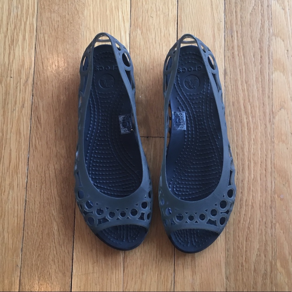 Crocs Adrian flat peep toe